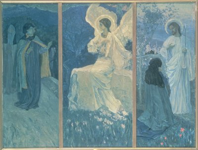 Le triptyque de la Résurrection, 1922 - Mikhail Vasilievich Nesterov